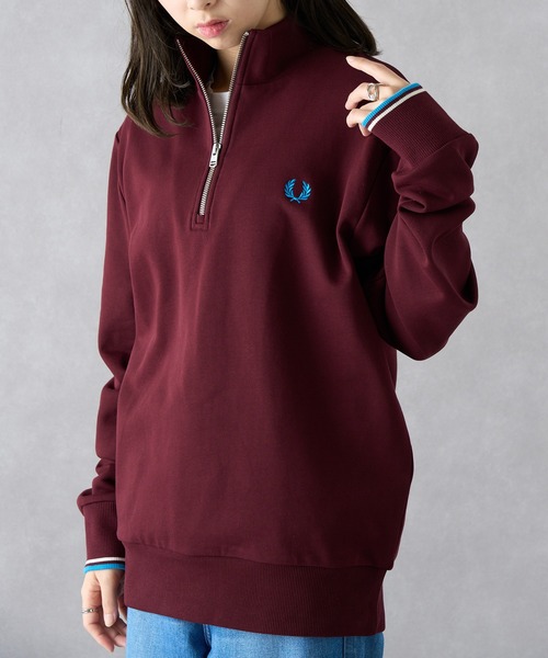 FRED PERRY】Half Zip SweatShirt フレッドペリー ハーフジップ