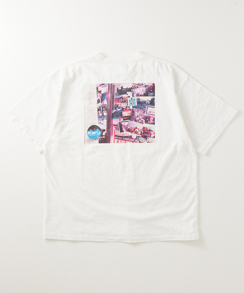 KAVU(カブー)の「KAVU / カブー 別注 Memory PKT T-SH(Tシャツ/カットソー・メンズ・ブラック/ホワイト・MEDIUM/LARGE/X-LARGE)」の1枚目の写真