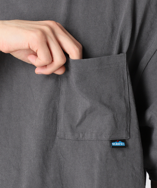 KAVU(カブー)の「KAVU / カブー 別注 Memory PKT T-SH(Tシャツ/カットソー・メンズ・ブラック/ホワイト・MEDIUM/LARGE/X-LARGE)」の6枚目の写真