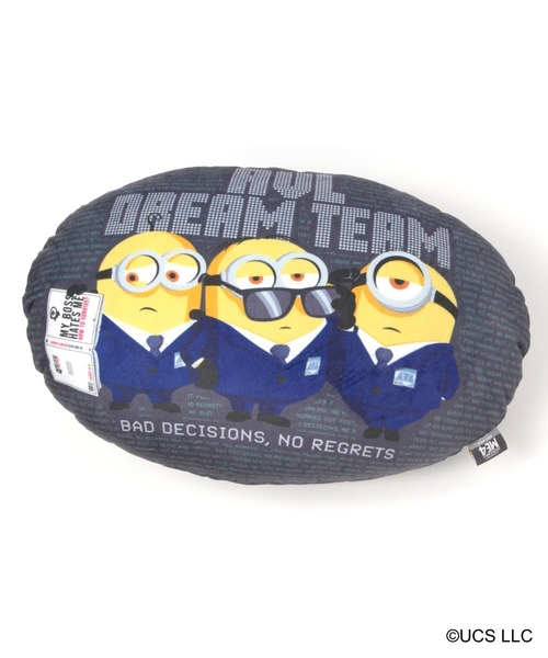 niko and...(ニコアンド)の「【ミニオンズ】コラボ モチモチクッション/スーツ柄(クッション/クッションカバー・レディース・その他3・0)」の1枚目の写真