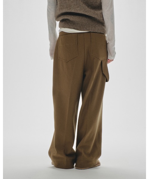 TODAYFUL（トゥデイフル）の「Wool Painter Pants（その他パンツ・レディース・ダークグレー/キャメル・36inch/38inch）」の5枚目の写真