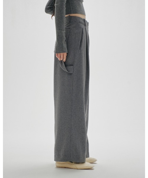 TODAYFUL（トゥデイフル）の「Wool Painter Pants（その他パンツ・レディース・ダークグレー/キャメル・36inch/38inch）」の11枚目の写真