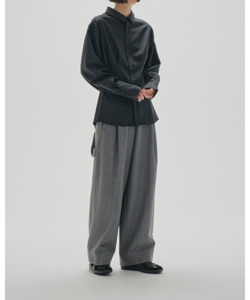 TODAYFUL（トゥデイフル）の「Wool Painter Pants（その他パンツ・レディース・ダークグレー/キャメル・36inch/38inch）」の16枚目の写真