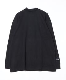 【Champion/チャンピオン】メンズ ベーシック 大きいサイズ モックネックロングスリーブTシャツ
