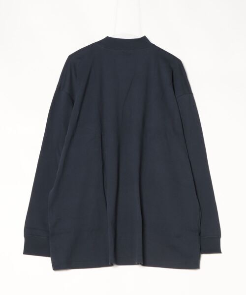 Champion(チャンピオン)の「【Champion/チャンピオン】メンズ ベーシック 大きいサイズ モックネックロングスリーブTシャツ(Tシャツ/カットソー・メンズ・ネイビー/オフホワイト/ブラック/オリーブ・XX-LARGE/XXX-LARGE/XXXX-LARGE)」の5枚目の写真