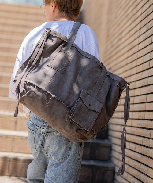 セール】2WAY ミリタリー キャンバス トートバッグ（トート