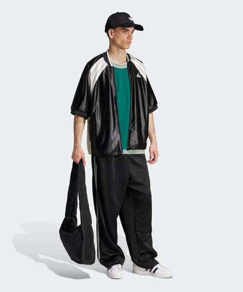 adidas Originals アディカラー モックアイレット ベスト 送関込 アディダス アディカラー モック アイレット ベスト - レッド