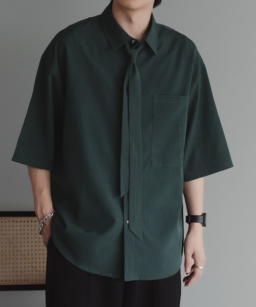 シルバーボタンタイシャツ（シャツ/ブラウス）｜epnok（エプノック）の