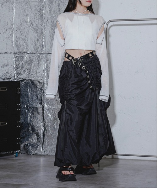 セール】Color stitch バックタイシアーTEE（Tシャツ/カットソー