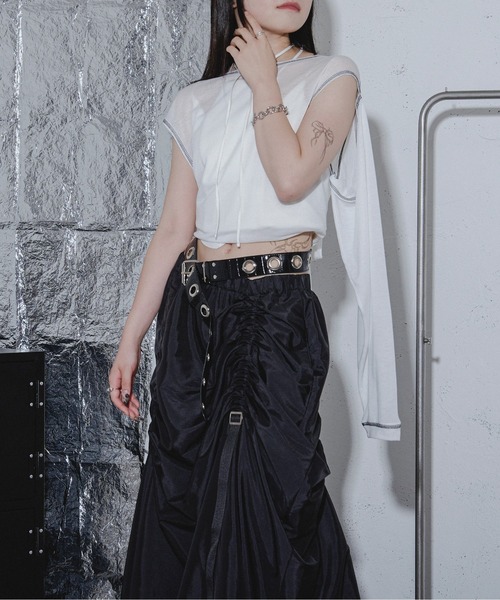 セール】Color stitch バックタイシアーTEE（Tシャツ/カットソー