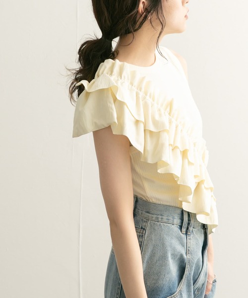 KBF（ケイビーエフ）の「フリルパーツSETタンクトップ（タンク