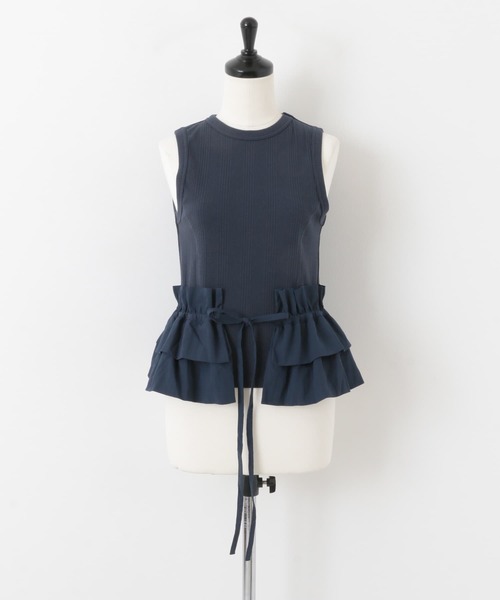 KBF（ケイビーエフ）の「フリルパーツSETタンクトップ（タンク