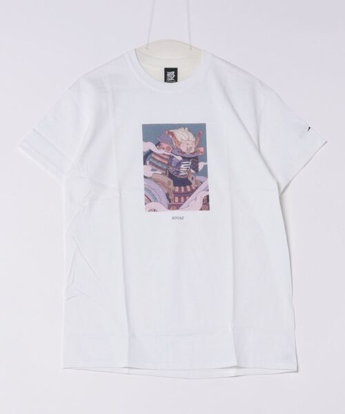 NO WAY（ノーウェイ）の「/KINJAZ/Graphic T（Tシャツ/カットソー・メンズ・ネイビー/ホワイト・LARGE/MEDIUM）」の2枚目の写真