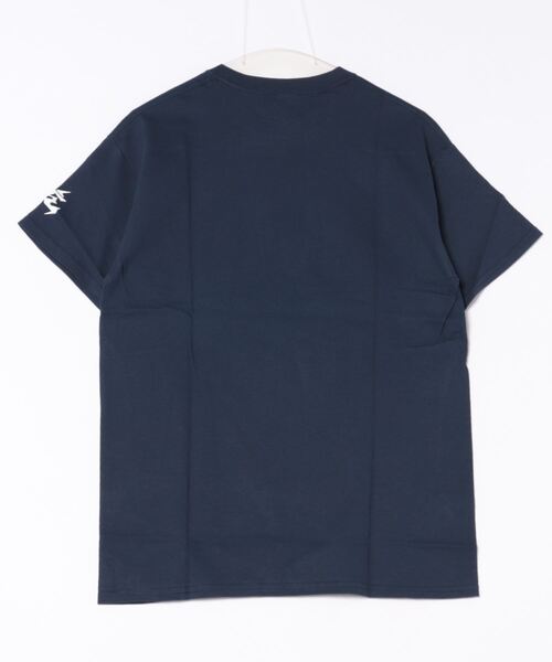 NO WAY（ノーウェイ）の「/KINJAZ/Graphic T（Tシャツ/カットソー・メンズ・ネイビー/ホワイト・LARGE/MEDIUM）」の3枚目の写真
