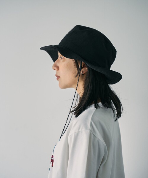coen(コーエン)の「<Parknik> ナイロンバケットハット(ハット・レディース・ダークグレー/ベージュ/ブラック・FREE)」の12枚目の写真