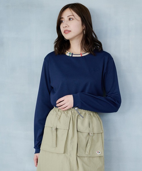 Arnold Palmer(アーノルドパーマー)の「AirFlex スムース シェア パーマー リブ ロングTシャツ(Tシャツ/カットソー・レディース・テラコッタ/ネイビー/アイボリー・L/M/S/XS/LL)」の3枚目の写真