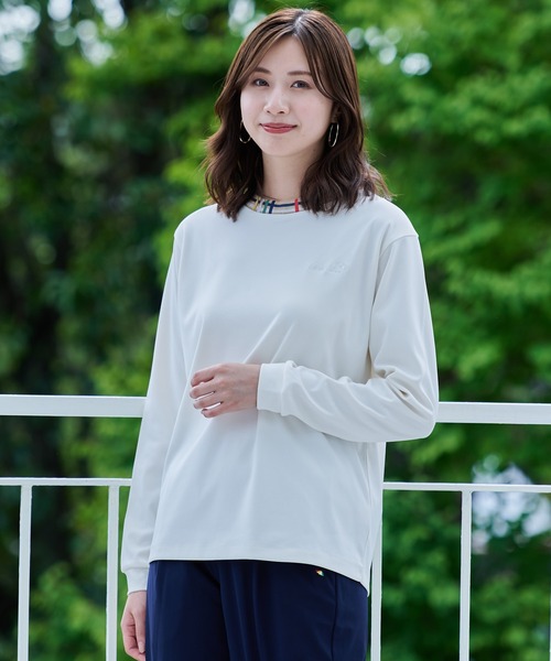 Arnold Palmer(アーノルドパーマー)の「AirFlex スムース シェア パーマー リブ ロングTシャツ(Tシャツ/カットソー・レディース・テラコッタ/ネイビー/アイボリー・L/M/S/XS/LL)」の16枚目の写真