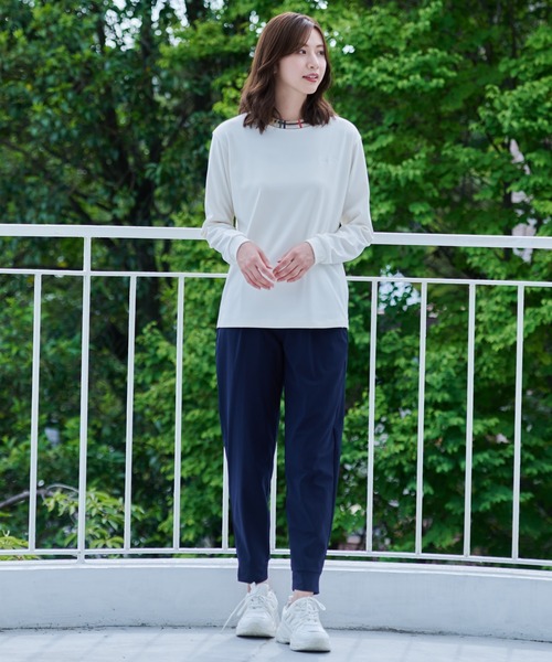 Arnold Palmer(アーノルドパーマー)の「AirFlex スムース シェア パーマー リブ ロングTシャツ(Tシャツ/カットソー・レディース・テラコッタ/ネイビー/アイボリー・L/M/S/XS/LL)」の18枚目の写真