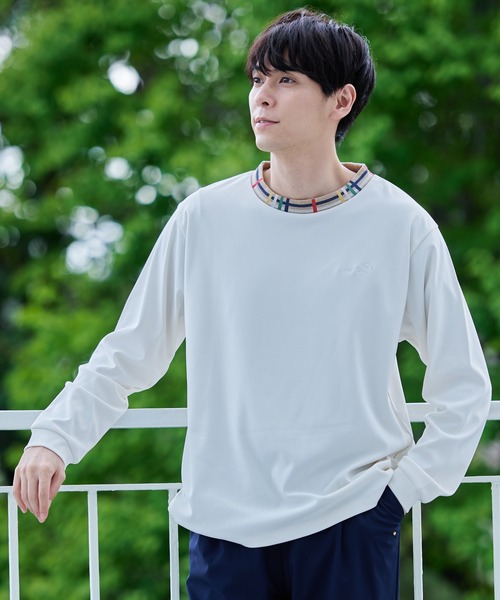 Arnold Palmer(アーノルドパーマー)の「AirFlex スムース シェア パーマー リブ ロングTシャツ(Tシャツ/カットソー・レディース・テラコッタ/ネイビー/アイボリー・L/M/S/XS/LL)」の14枚目の写真