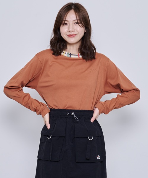 Arnold Palmer(アーノルドパーマー)の「AirFlex スムース シェア パーマー リブ ロングTシャツ(Tシャツ/カットソー・レディース・テラコッタ/ネイビー/アイボリー・L/M/S/XS/LL)」の21枚目の写真