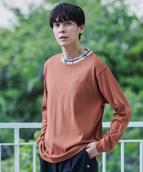 Arnold Palmer(アーノルドパーマー)の「AirFlex スムース シェア パーマー リブ ロングTシャツ(Tシャツ/カットソー・レディース・テラコッタ/ネイビー/アイボリー・L/M/S/XS/LL)」の19枚目の写真