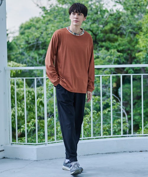 Arnold Palmer(アーノルドパーマー)の「AirFlex スムース シェア パーマー リブ ロングTシャツ(Tシャツ/カットソー・レディース・テラコッタ/ネイビー/アイボリー・L/M/S/XS/LL)」の20枚目の写真