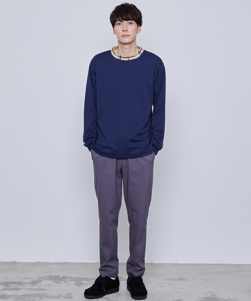 Arnold Palmer(アーノルドパーマー)の「AirFlex スムース シェア パーマー リブ ロングTシャツ(Tシャツ/カットソー・レディース・テラコッタ/ネイビー/アイボリー・L/M/S/XS/LL)」の7枚目の写真