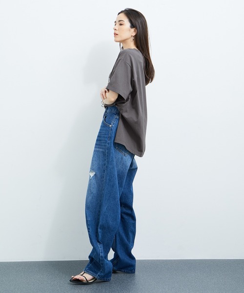 le cercle ADAM ET ROPE'(ルセルクルアダムエロペ)の「ロゴプリントTee(Tシャツ/カットソー・レディース・ホワイト系その他/チャコールグレー/ホワイト系その他2・FREE)」の15枚目の写真