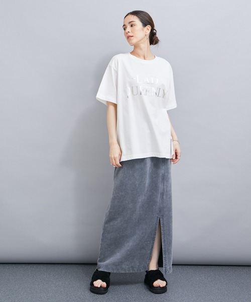 le cercle ADAM ET ROPE'(ルセルクルアダムエロペ)の「ロゴプリントTee(Tシャツ/カットソー・レディース・ホワイト系その他/チャコールグレー/ホワイト系その他2・FREE)」の16枚目の写真