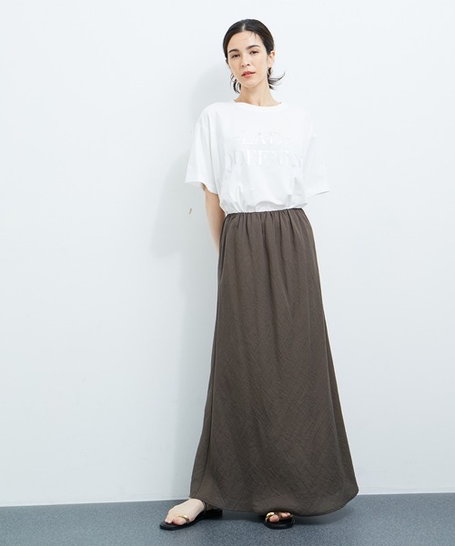 le cercle ADAM ET ROPE'(ルセルクルアダムエロペ)の「ロゴプリントTee(Tシャツ/カットソー・レディース・ホワイト系その他/チャコールグレー/ホワイト系その他2・FREE)」の18枚目の写真