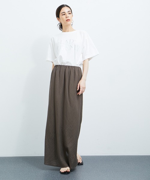 le cercle ADAM ET ROPE'(ルセルクルアダムエロペ)の「ロゴプリントTee(Tシャツ/カットソー・レディース・ホワイト系その他/チャコールグレー/ホワイト系その他2・FREE)」の19枚目の写真