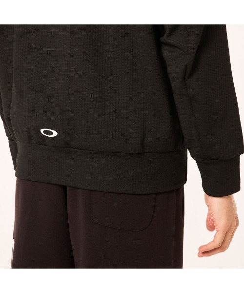 OAKLEY(オークリー)の「オークリー ENHANCE DRY GRID FLEECE JKT 14.0 / ジャケット/フリース/ TRAINING スポーツ・トレーニング/ OAKLEY(その他アウター・メンズ・ブラック/グレー・L/M/S/XL)」の11枚目の写真