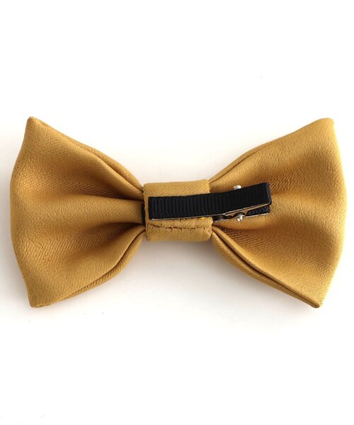 BREEZE（ブリーズ）の「キッズ 蝶ネクタイ(レザー調)（蝶ネクタイ・キッズ・アイボリー/ブラウン/マスタード・FREE）」の9枚目の写真