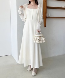 one after another NICE CLAUP | 肩リボンキャミワンピース(ワンピース)