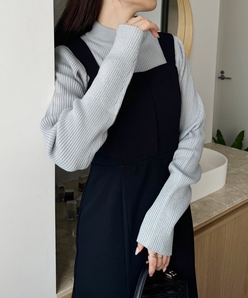 one after another NICE CLAUP(ワンアフターアナザーナイスクラップ)の「肩リボンキャミワンピース(ワンピース・レディース・ブラック/オフホワイト/ピンク・SMALL/MEDIUM)」の13枚目の写真