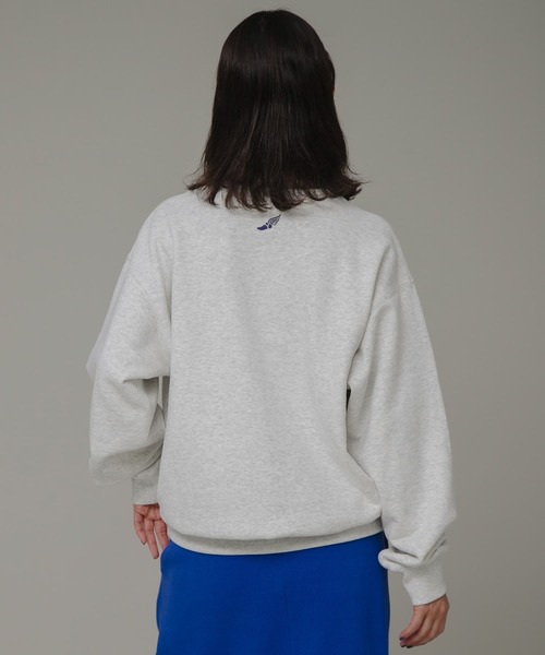 URBAN RESEARCH Sonny Label(アーバンリサーチサニーレーベル)の「『ユニセックス』GEM SPORTSWEAR SWEAT PULLOVER(スウェット・レディース・グレー系その他/ホワイト系その他/ネイビー・MEDIUM/LARGE)」の6枚目の写真