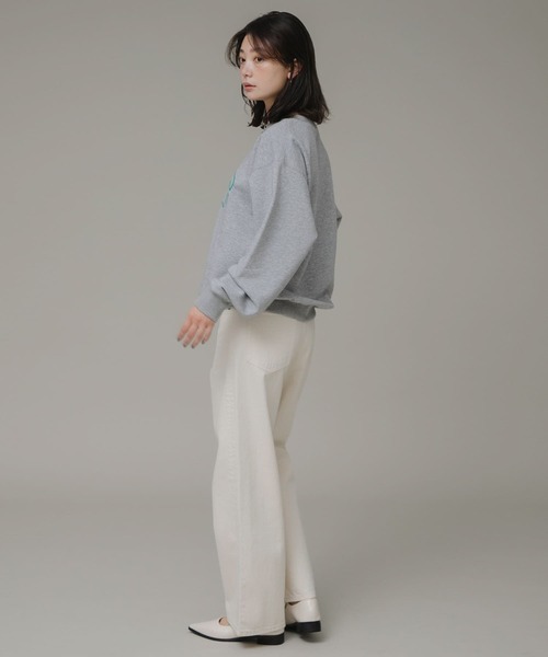 URBAN RESEARCH Sonny Label(アーバンリサーチサニーレーベル)の「『ユニセックス』GEM SPORTSWEAR SWEAT PULLOVER(スウェット・レディース・グレー系その他/ホワイト系その他/ネイビー・MEDIUM/LARGE)」の15枚目の写真