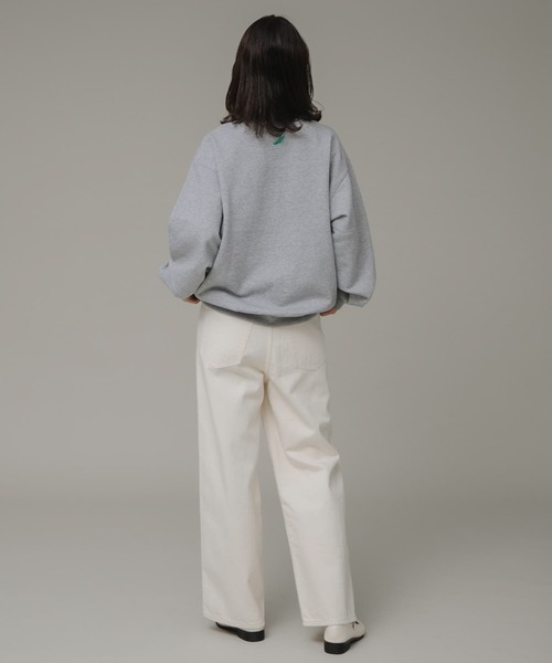 URBAN RESEARCH Sonny Label(アーバンリサーチサニーレーベル)の「『ユニセックス』GEM SPORTSWEAR SWEAT PULLOVER(スウェット・レディース・グレー系その他/ホワイト系その他/ネイビー・MEDIUM/LARGE)」の14枚目の写真