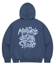 『mahagrid/マハグリッド』SLASH LOGO HOODIE/スラッシュロゴ プルオーバーパーカー