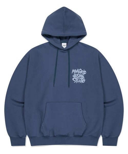 MAHAGRID(マハグリッド)の「『mahagrid/マハグリッド』SLASH LOGO HOODIE/スラッシュロゴ プルオーバーパーカー(パーカー・レディース・アイボリー/ブラック/ネイビー・M/L/S)」の9枚目の写真