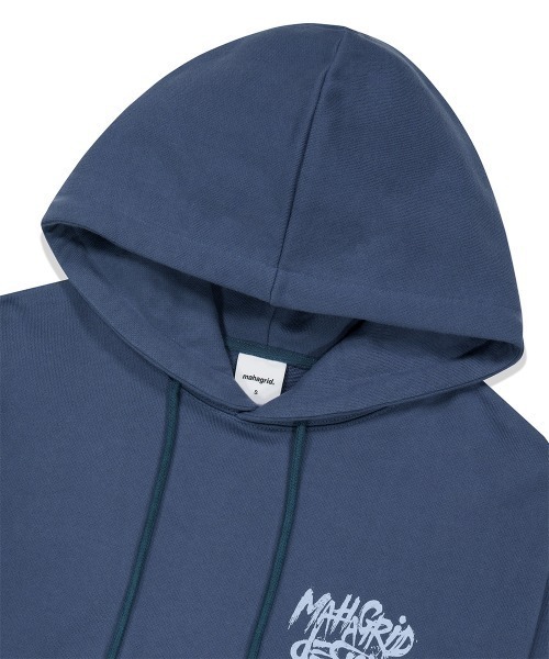 MAHAGRID(マハグリッド)の「『mahagrid/マハグリッド』SLASH LOGO HOODIE/スラッシュロゴ プルオーバーパーカー(パーカー・レディース・アイボリー/ブラック/ネイビー・M/L/S)」の10枚目の写真