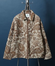 2025AW新色追加 Gobelin Weaving Paisley Pattern Blouson/ゴブラン織り ペイズリー総柄 ブルゾン