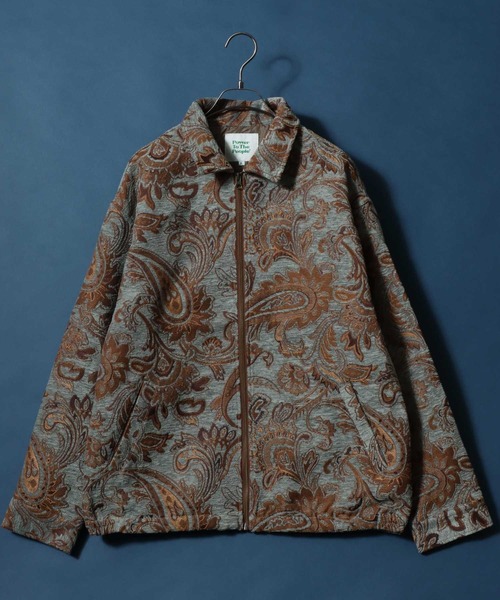 ANPAS（アンパス）の「2025AW新色追加 Gobelin Weaving Paisley Pattern Blouson/ゴブラン織り ペイズリー総柄 ブルゾン（ブルゾン・メンズ・ベージュ/ブラウン/ブラック/オフホワイト・M/LL/L）」の18枚目の写真