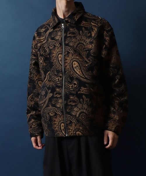セール】2025AW新色追加 Gobelin Weaving Paisley Pattern Blouson