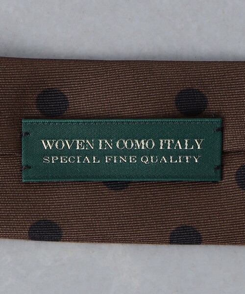 UNITED ARROWS（ユナイテッドアローズ）の「プリント ドット ネクタイ（ネクタイ・メンズ・ブラック/オリーブ/ブラウン・FREE）」の11枚目の写真