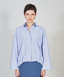 cloenc | シャーリングフォルムシャツ(シャツ/ブラウス)