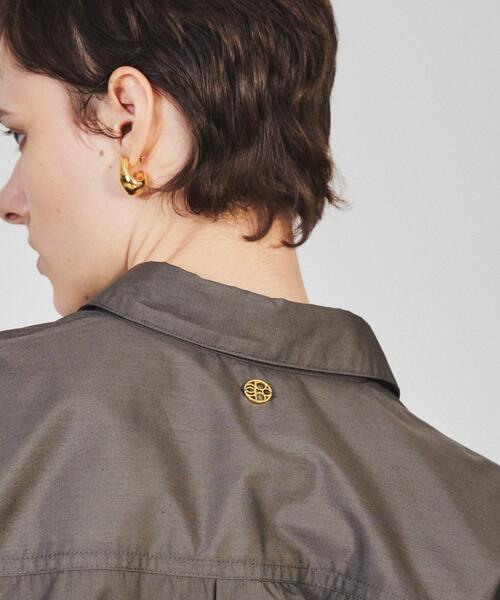 cloenc（クロエンス）の「◆【手洗い可】バルーンフォルムシャツ（シャツ/ブラウス・レディース・ブラウン系その他/ブルー系7/オフホワイト・02）」の13枚目の写真