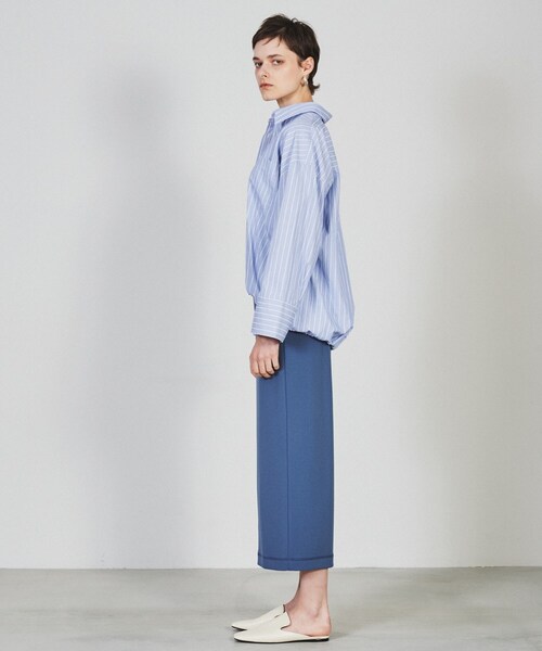 cloenc（クロエンス）の「◆【手洗い可】バルーンフォルムシャツ（シャツ/ブラウス・レディース・ブラウン系その他/ブルー系7/オフホワイト・02）」の18枚目の写真