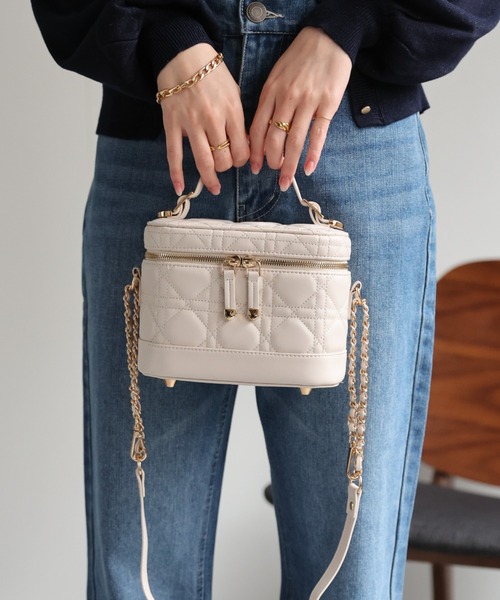ciiii bag バニティバック セール】【3WAY】 バニティバッグ/キルティング/ショルダー