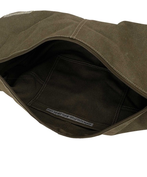 SCULPTOR（スカルプター）の「Vintage Canvas Duffel Bag/ヴィンテージキャンバスダッフルバッグ（ショルダーバッグ・レディース・ライトグレー/ピンク/ブラック/カーキ・FREE）」の9枚目の写真